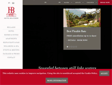 Tablet Screenshot of belvederebellagio.com